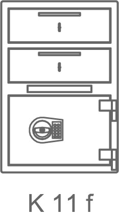 Deposit Safes K11F Series Sketch